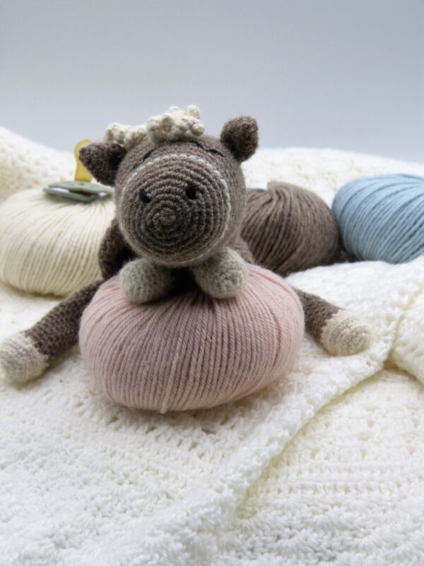 Doudou Cheval en baby alpaga