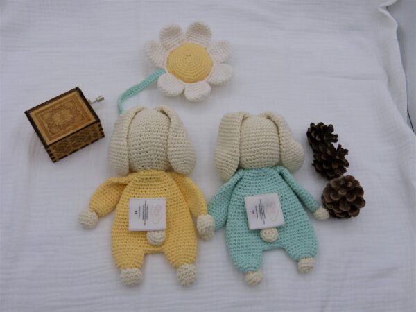 Doudou lapin coton oeko tex – Image 17