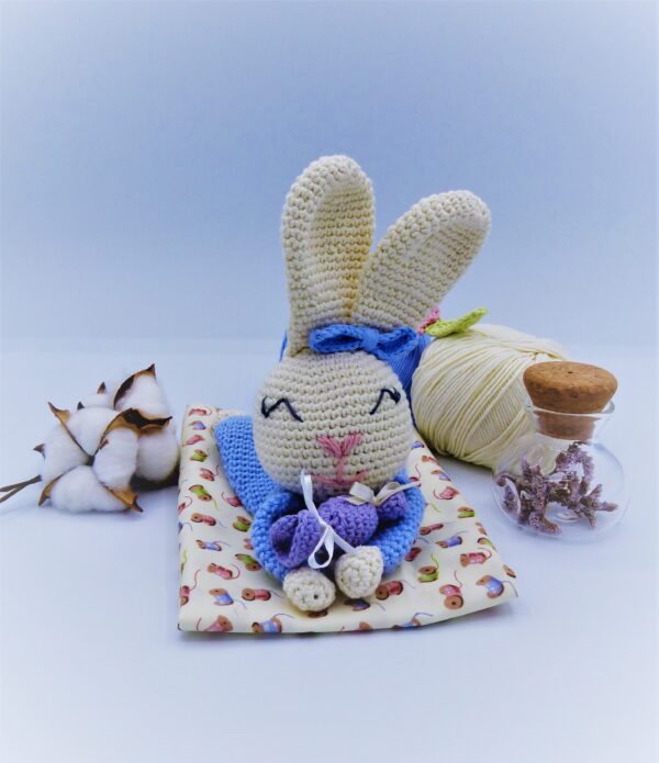Doudou lapin coton oeko tex – Image 9