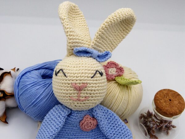Doudou lapin coton oeko tex – Image 10