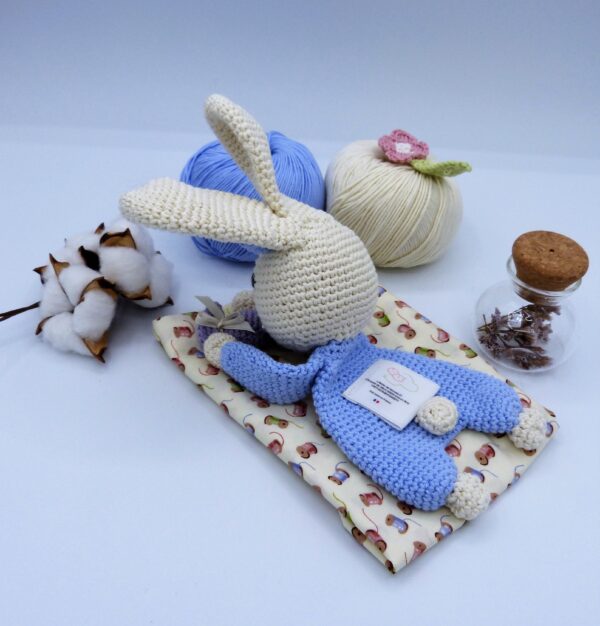 Doudou lapin coton oeko tex – Image 8