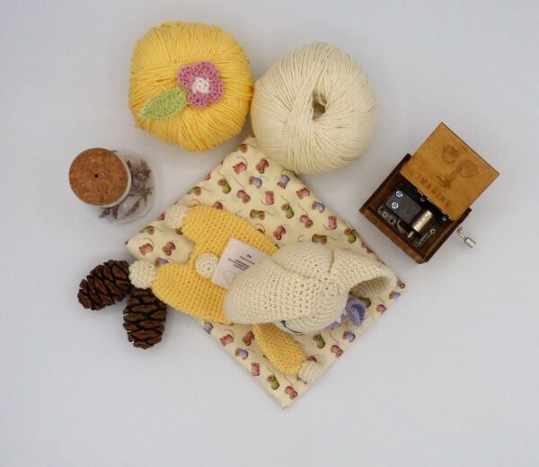 Doudou lapin coton oeko tex – Image 3