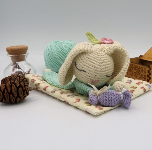 Doudou lapin coton oeko tex – Image 5