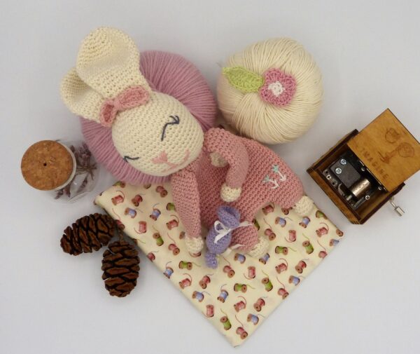 Doudou lapin coton oeko tex – Image 12