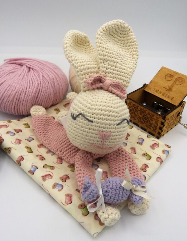Doudou lapin coton oeko tex – Image 13
