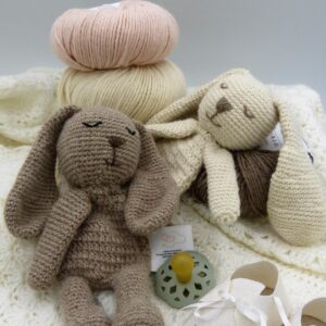 Doudou Lapin en baby alpaga