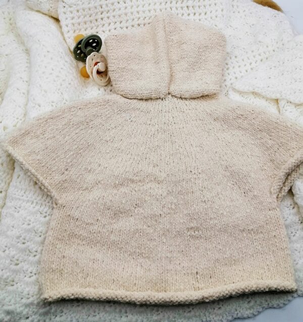 Poncho baby alpaga/coton – Image 8