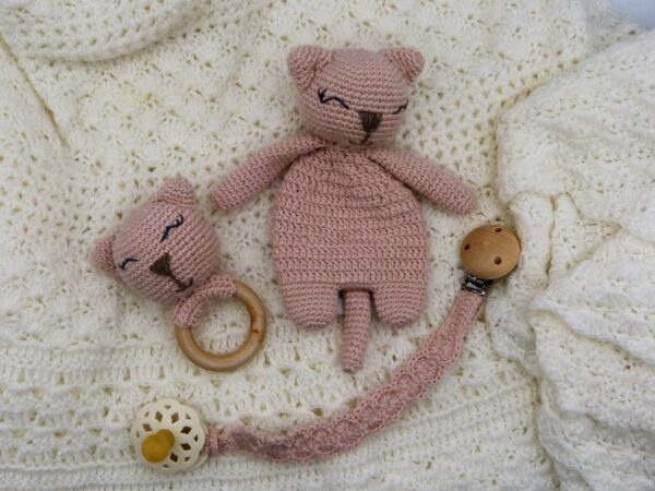 Accroche tétine en baby alpaga – Image 17