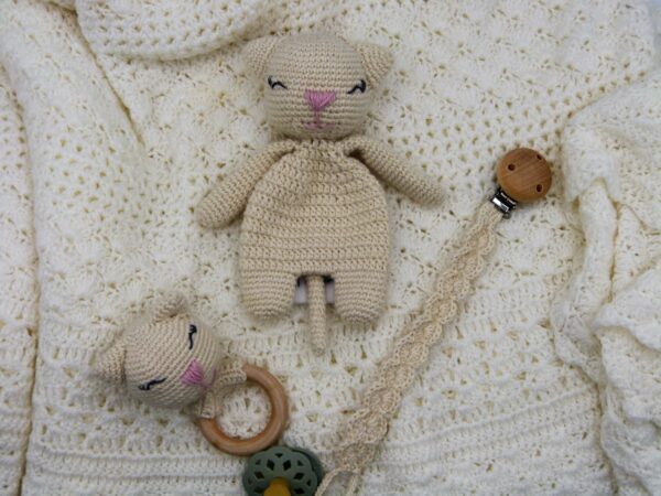 Accroche tétine en baby alpaga – Image 14