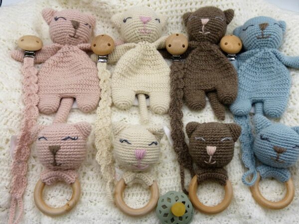 Accroche tétine en baby alpaga – Image 13
