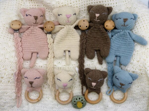 Accroche tétine en baby alpaga – Image 12