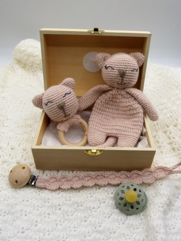 Accroche tétine en baby alpaga – Image 5