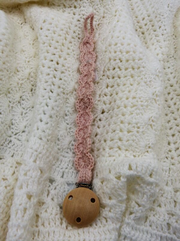 Accroche tétine en baby alpaga – Image 4