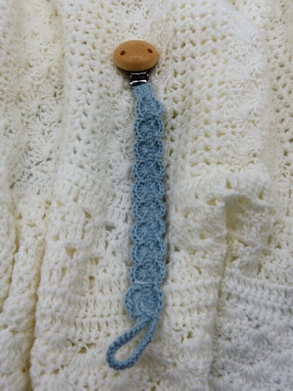 Accroche tétine en baby alpaga – Image 3