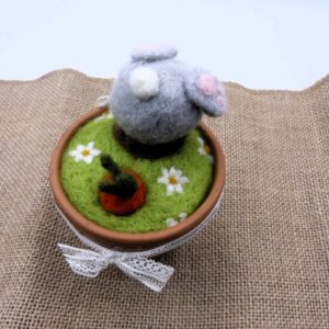Monsieur Lapin dans son terrier