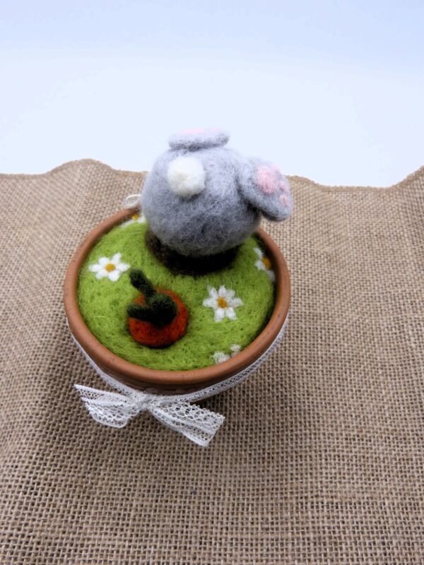 Monsieur Lapin dans son terrier
